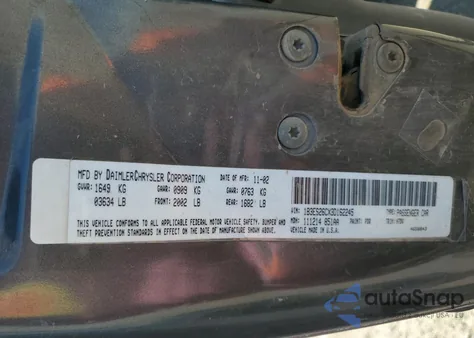 2003 Dodge Neon Se из США, поврежденный, VIN 1B3ES26CX3D162245